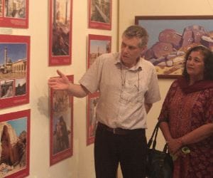 nicholes art exhibition in punjab kala bhawan