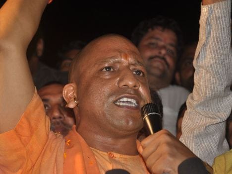 news about adityanath's offensive picture at facebook