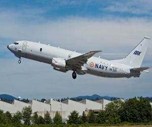 indian navy get fifth boeing p-8I aircraft.