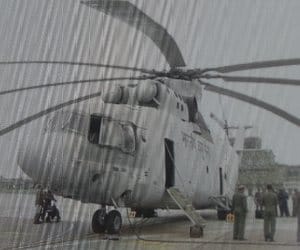 Floods in Jammu & Kashmir, big helecoptor go to jammu
