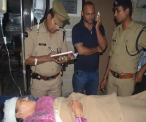 nakraunda murder case, police inspector line hazir.
