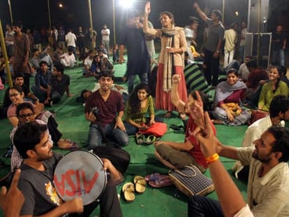 ABVP introduced muslim candidate in JNU.
