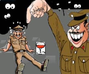 HAS officer drunk.