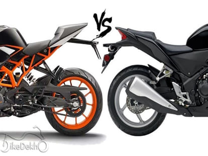 KTM RC 200 vs Honda CBR250R
