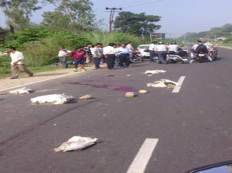 road accident at una