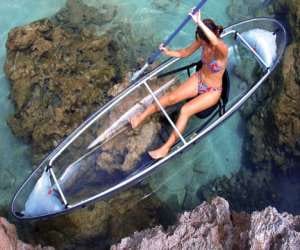 transparent kayak