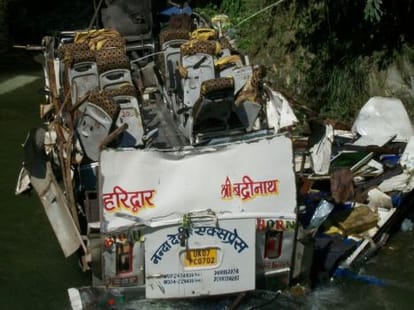 guilty driver of bus accident not found.