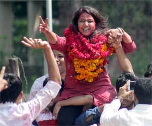 ABVP won all four seats in DUSU election.