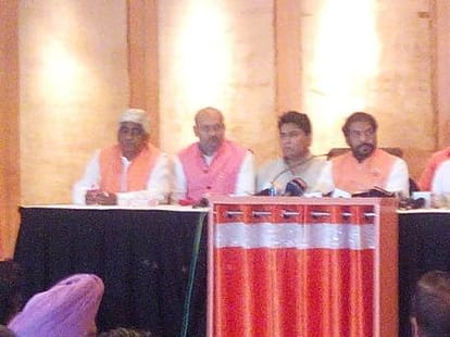 gopal kanda release menifesto of haryana lokhit party, inside story