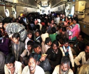 PoK citizens stranded in floods returned home