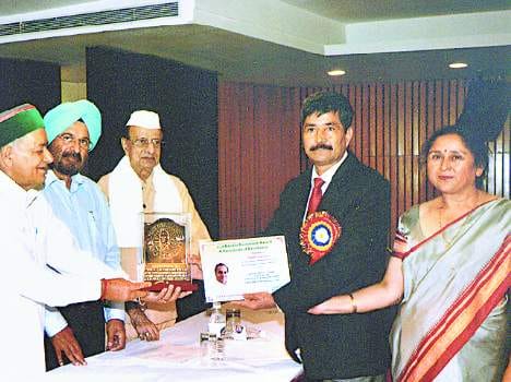 Joint Director TS Negi national honor