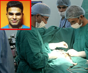 wrestler yuvraj singh came out of injury.
