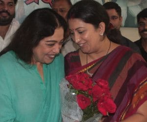 Samriti Irani and Kiran Kher in Chandigarh