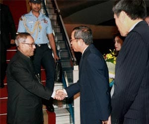 pranab arrived in Vietnam.