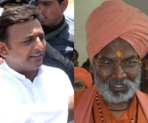 akhilesh yadav targets sakshi maharaj.
