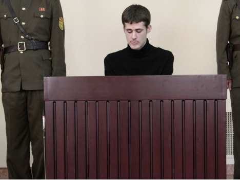 US men is in north korea jail.