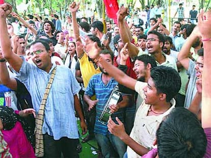 AISA won JNU student union election.