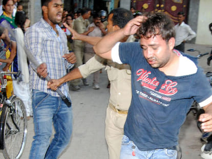 disturbance in aligarh.