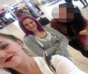 three girlfriends give a common boyfriend jolt