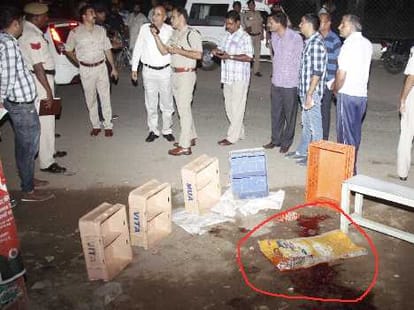 murder of guest house owner by sharp ax