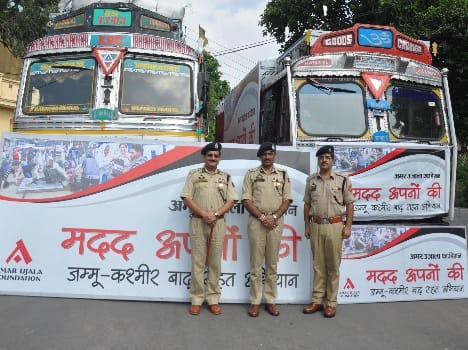 amar ujala came forward to help kashmir flood victims