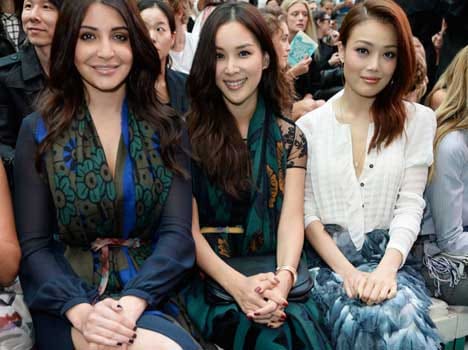 anushka sharma at london fashion week