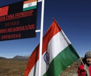Chinese soldiers pitch seven tents in Chumar