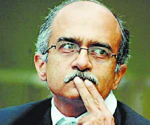prashant bhushan statement on AAP.