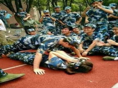 chinese instructor weird punishment 