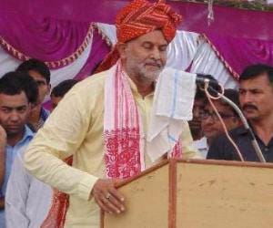 BJP state president Passionate in public meeting