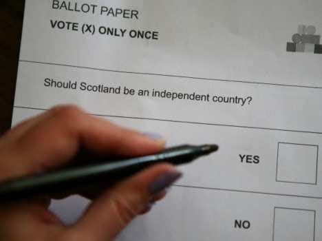 scotland refrendum voiting start.