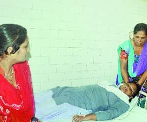 Student hospitalised after teacher beats him.