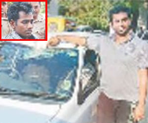 Bank manager caught thief in gaziabad.