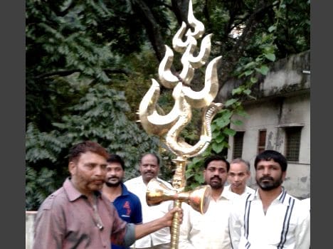 special trishool in kedarnath.