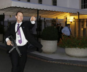 a terrorist caught in white house.