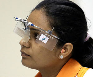 Celebration on the place of asian games madalist sweta chaudhari.