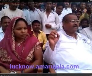 exclusive video of SP leader released from jail after three years.