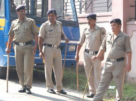 Tension in noida after a murder.