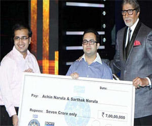 KBC saw its first 7 crore winners in two brother.