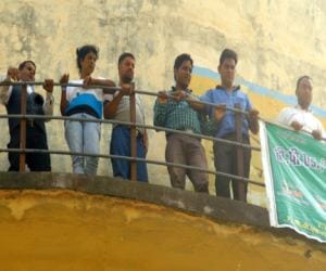 police arrested protester in dehrdun.