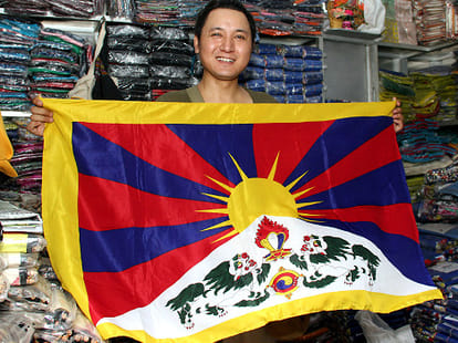 tibet protesters china goods