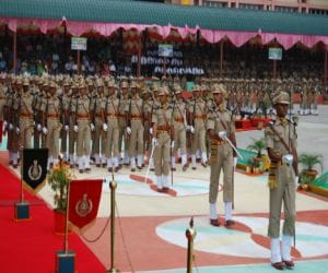 itbp passing out parade in mussoorie.