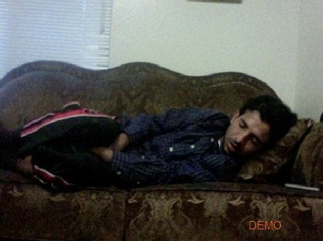 thief sleep in house