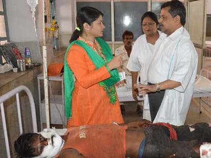 Road accident in Mathura