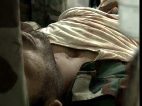 army personnel shot and killed.