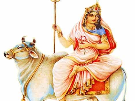 shailputri pooja in navratra first day 