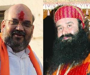 Amit Shah will Meet to Dera Sacha Sauda Chief Gurmeet Ram Rahim