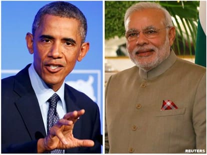 Narendra Modi Meeting with Barack Obama in US - Modi in America