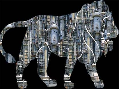 modi's make in india concept and 25 sector.