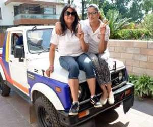 Red The Himalaya Car Rally, Only Female Driver Vinita Kang Ready